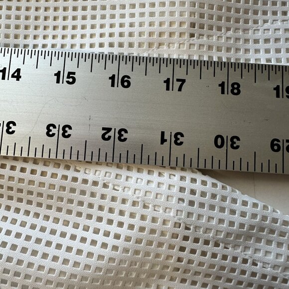 Chicos Womens White Vinyl Jacket Mesh Open Front Vtg Style 80s Large Party - Picture 6 of 13